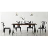 Edny table manguier et argent