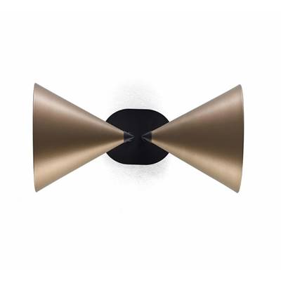 Maarten applique double cône moka