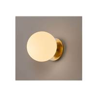 Manisa applique 1 boule laiton et opaline