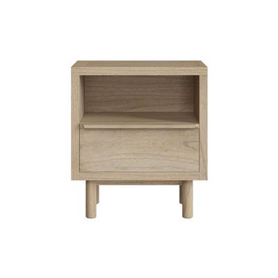 Paloma table de chevet en bois 1 tiroir et 1 niche