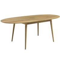 Epura table à manger en bois clair naturel 6-8 personnes 170x200cm