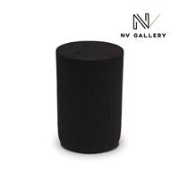 Rimin table d'appoint en bois de suar noir brulé