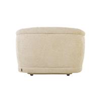 Vico fauteuil en tissu tweed sable