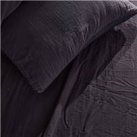 Ali parure de lit 240x260 en gaze de coton uni fusain