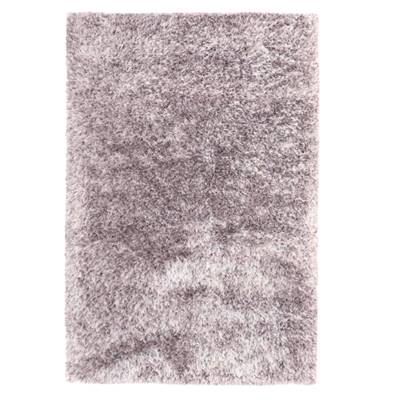 Shaggy tapis à poils longs polycoton mauve 120x180