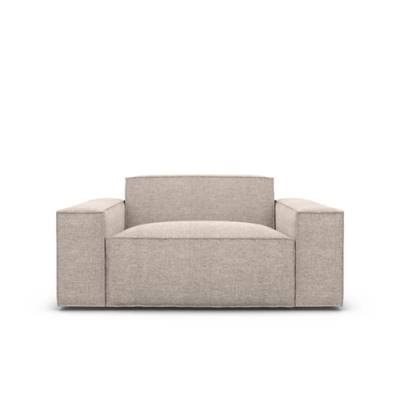 Stacele fauteuil 1 place en tissu texturé beige