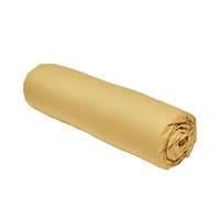 Essential drap housse 90x190 23cm coton ocre