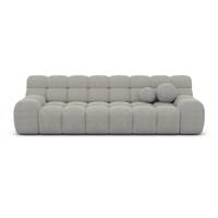 Boon canapé 4 places en tissu texturé gris clair