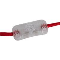 Elfy lampe de table en polyurésine éléphant blanc câble rouge H25cm