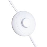 Lampadaire champignon jaune moutarde en métal H128cm