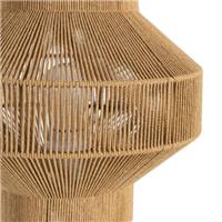 Razzo lampe de table en corde de papier naturel style lampion H28,5cm