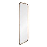 Kati grand miroir en bois naturel 4 bords arrondis H170cm