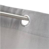 Burn rideau en velours gris clair 140x260