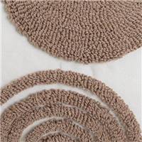 Arches coussin en polycoton motifs beige 50x30cm