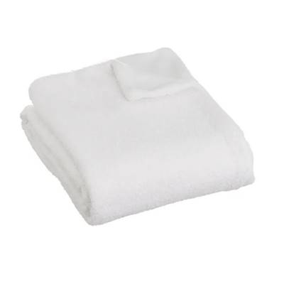 Sherpa couverture en polaire bouclé blanc 130x160cm