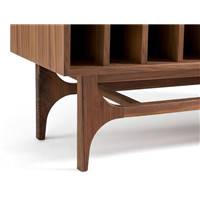 Perth meuble tv vinyles noyer
