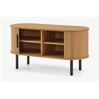 Tambo meuble TV compact chêne et noir