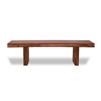 Cojun banc bois massif marron