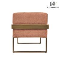 Sunny banc tissu tweed rose blush
