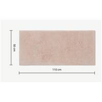 Aire tapis de bain brun rose 50x110