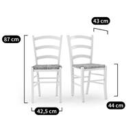Pexine chaise paysanne brut