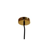 Kilom suspension micro métal doré et noir