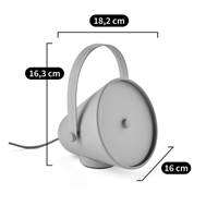 Hedmark lampe à poser grège