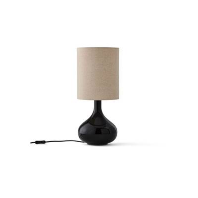 Glamm Lampe à poser verre noir