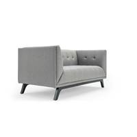 Olivia canapé 2 places tissu gris