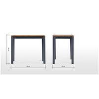 Mino tables basses gigognes noir