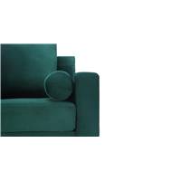 Felicie fauteuil velours vert et métal dorés