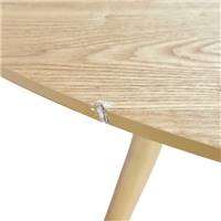 Orin table à manger ronde en bois clair 4 personnes ø105