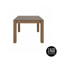 Gali table à manger carrée en céramique grise
