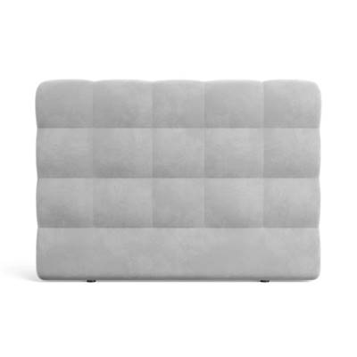 Nastave tête de lit 160cm en velours gris clair