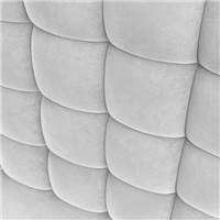 Rediame tête de lit 200cm en velours gris clair