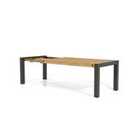 Kiko table à manger extensible acacia et métal