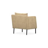 Leon fauteuil beige camel