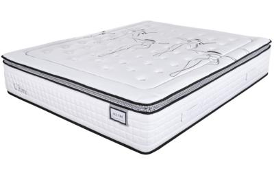 Allure matelas 140x190 ressorts ensachés avec sur-matelas