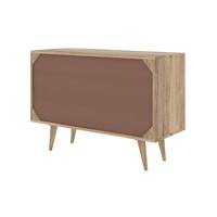 Rinto buffet 2 portes cannage et bois de manguier