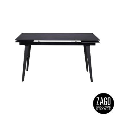 Nero table à manger extensible en céramique noir L140
