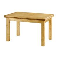 Oregon table à manger en pin massif 120-200cm avec 2 allonges