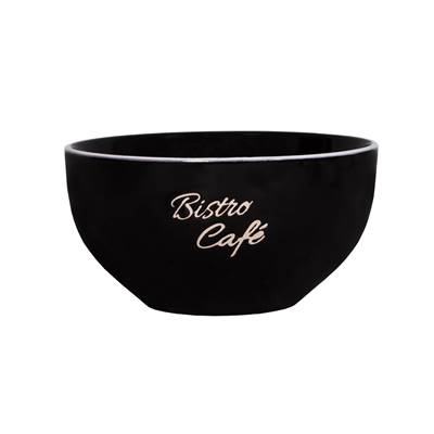 Bol noir "Bistro - café"