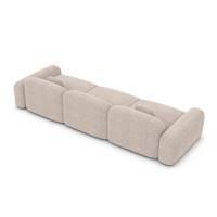 Buccana canapé 4 places en tissu texturé beige