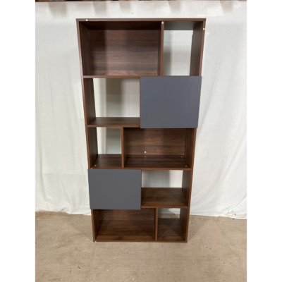 Hopkins étagère haute gris et noyer