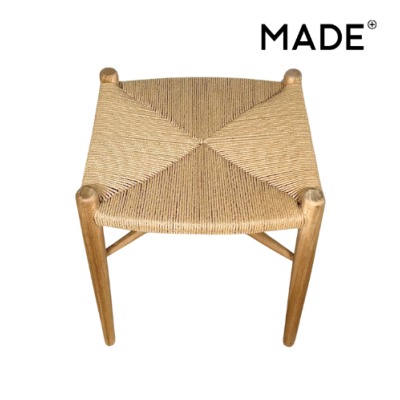 Klarika tabouret bas en bois