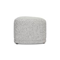 Arthur petit pouf tweed gris