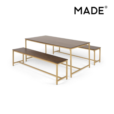 Lomond ensemble bois manguier et laiton