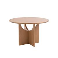 Victoria table à manger ronde en chêne 4-6 couverts