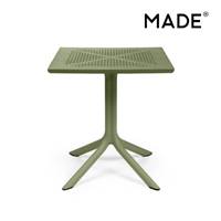 Nardi table carrée d'extérieur vert olive