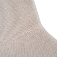 Yuko chaise en tissu écru